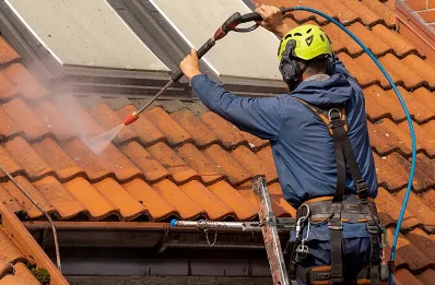 Démoussage et hydrofuge de toiture à Lamarque-Rustaing